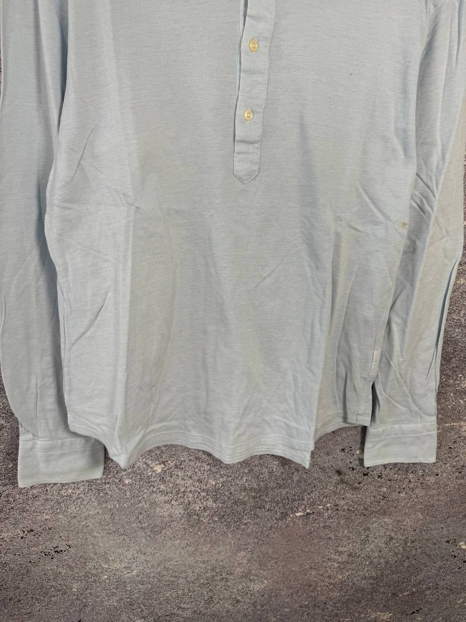 Suitsupply Suitsupply Blue Pure Cotton Long Sleeve T-Shirt Medium Size US M / EU 48-50 / 2 - 5 Thumbnail