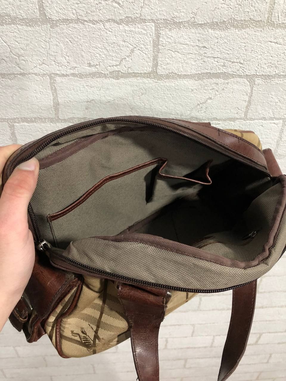 Burberry × Vintage Vintage Burberry Nova Check Bag Size ONE SIZE - 11 Thumbnail