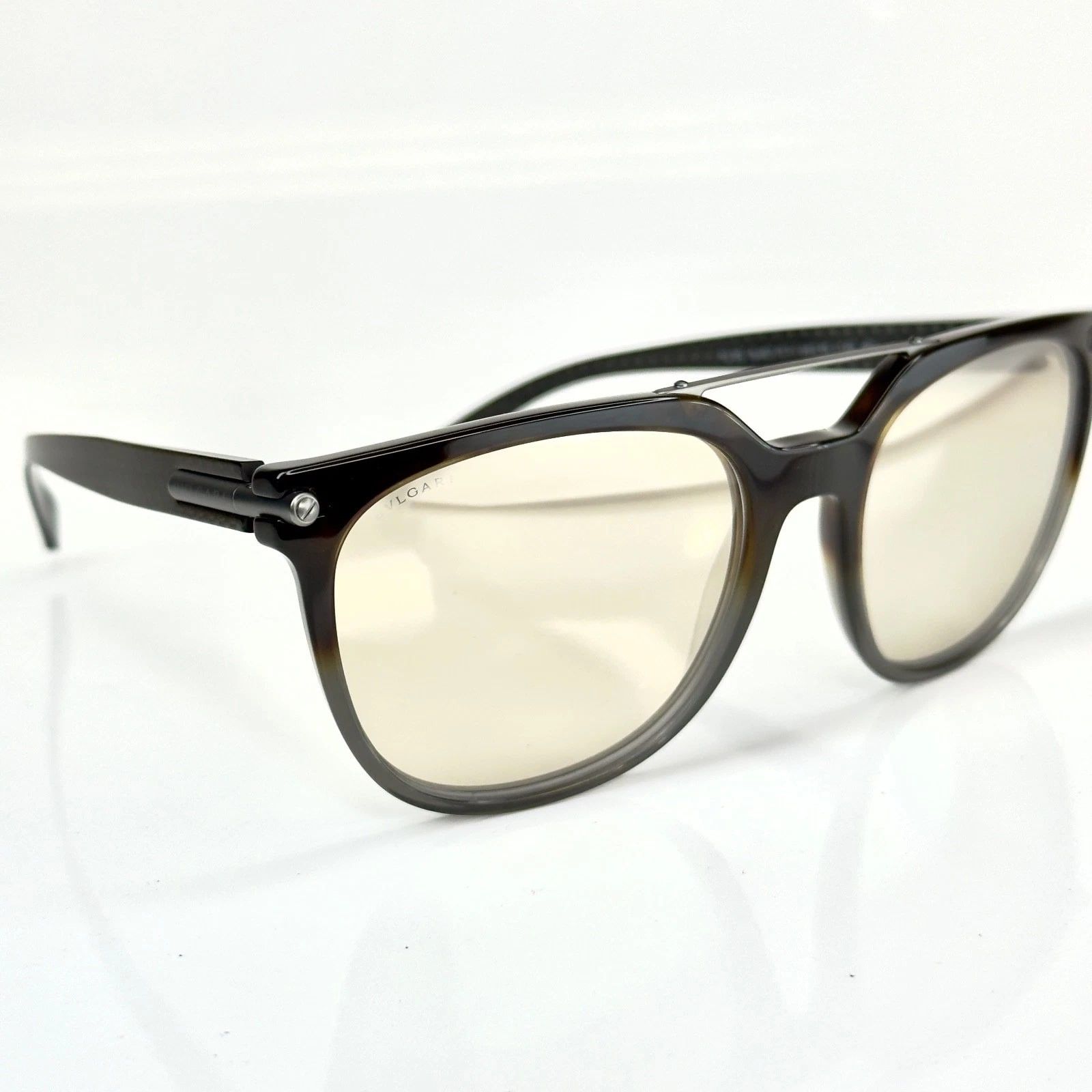 Bvlgari BVLGARI BV7035 7035 Brown Black Sport Pilot Sunglasses Size ONE SIZE - 6 Thumbnail