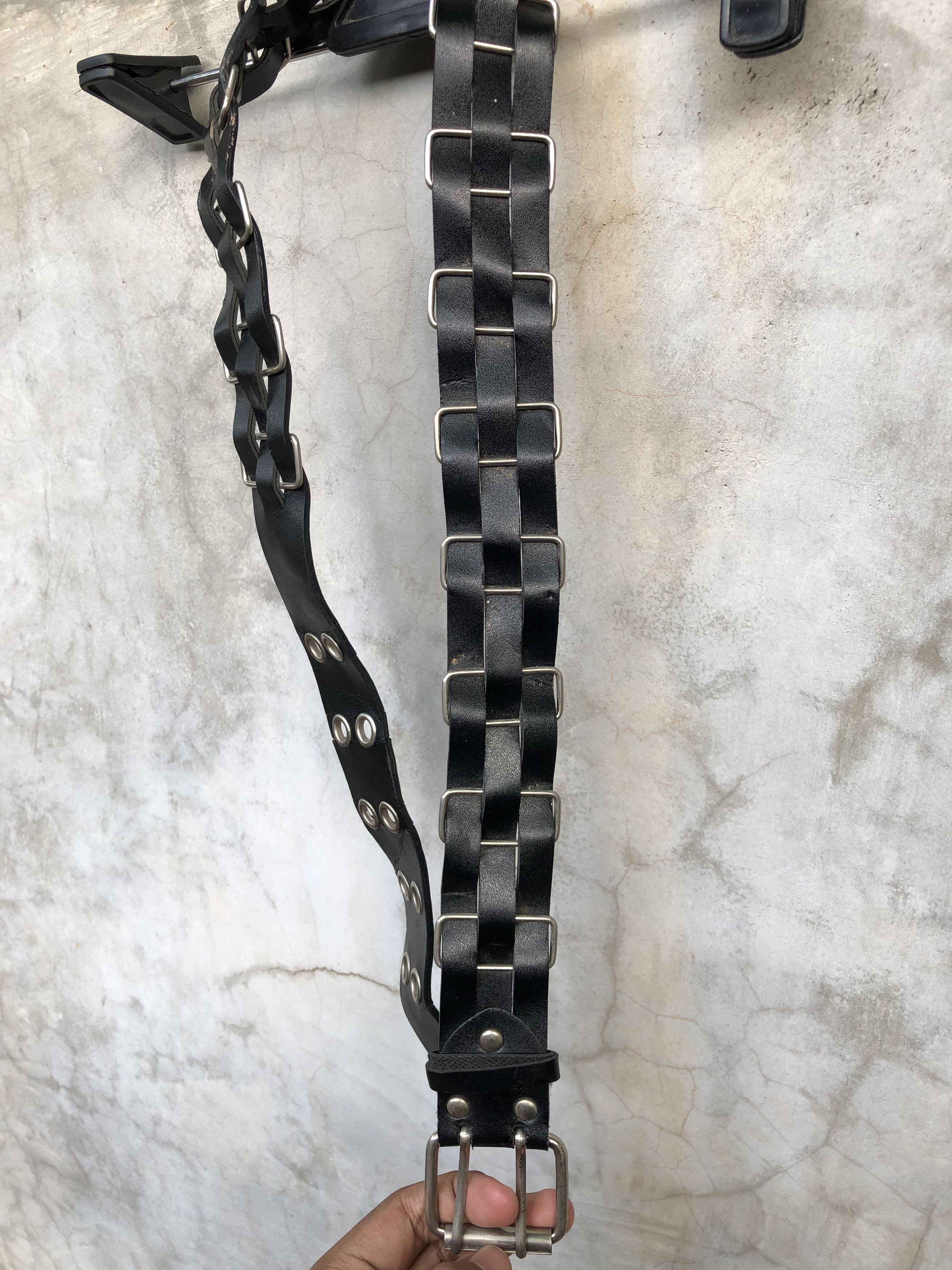 If Six Was Nine Y2k Gothic Metal Hardware Belt Size ONE SIZE - 3 Thumbnail