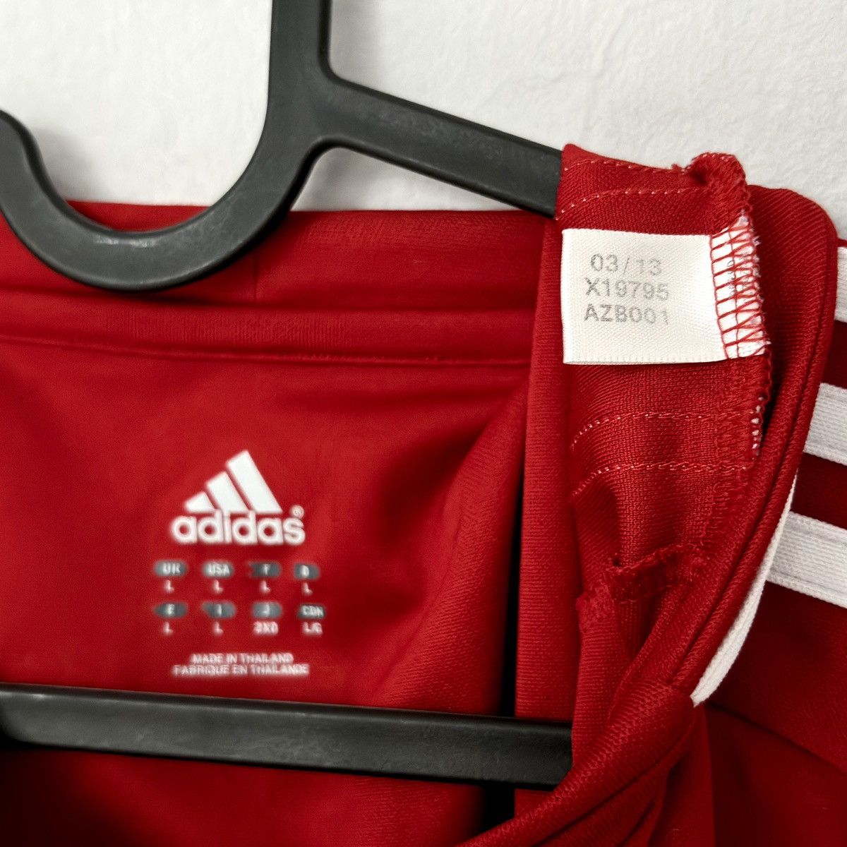Adidas 2013 2014 Nottingham Forest Adidas Player Home Soccer Jersey Size US L / EU 52-54 / 3 - 4 Thumbnail
