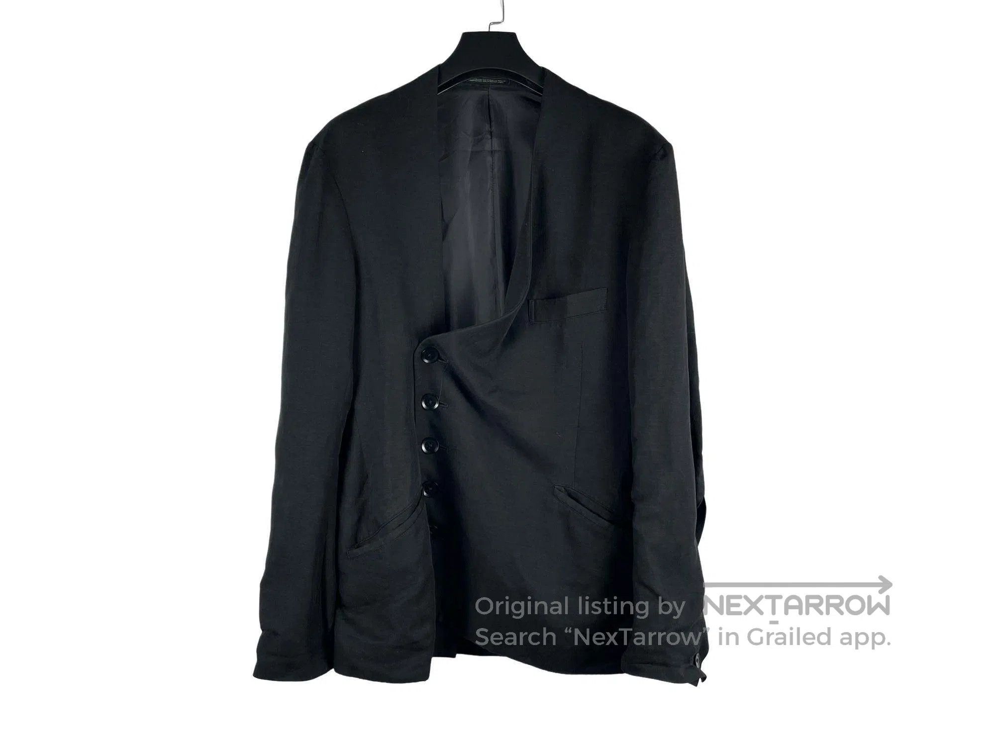 Yohji Yamamoto Yohji Yamamoto Unlined Single-breasted Suit Jacket Size US XL / EU 56 / 4 - 1 Thumbnail