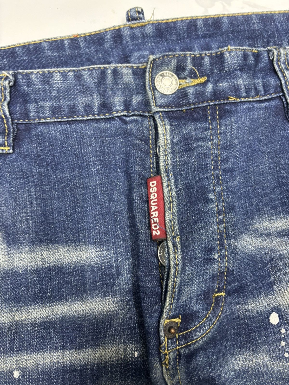 Dsquared2 🔥DSQUARED2 Italy Painter Distressed Denim Jeans Size US 34 / EU 50 - 9 Thumbnail