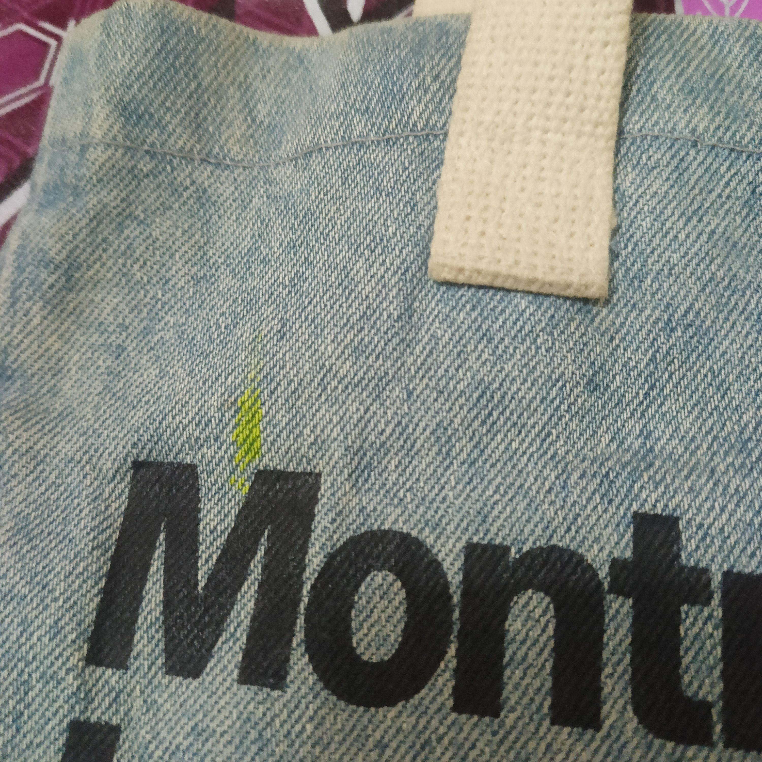 American Apparel Vtg American Apparel Denim Tote Bag Size ONE SIZE - 9 Thumbnail
