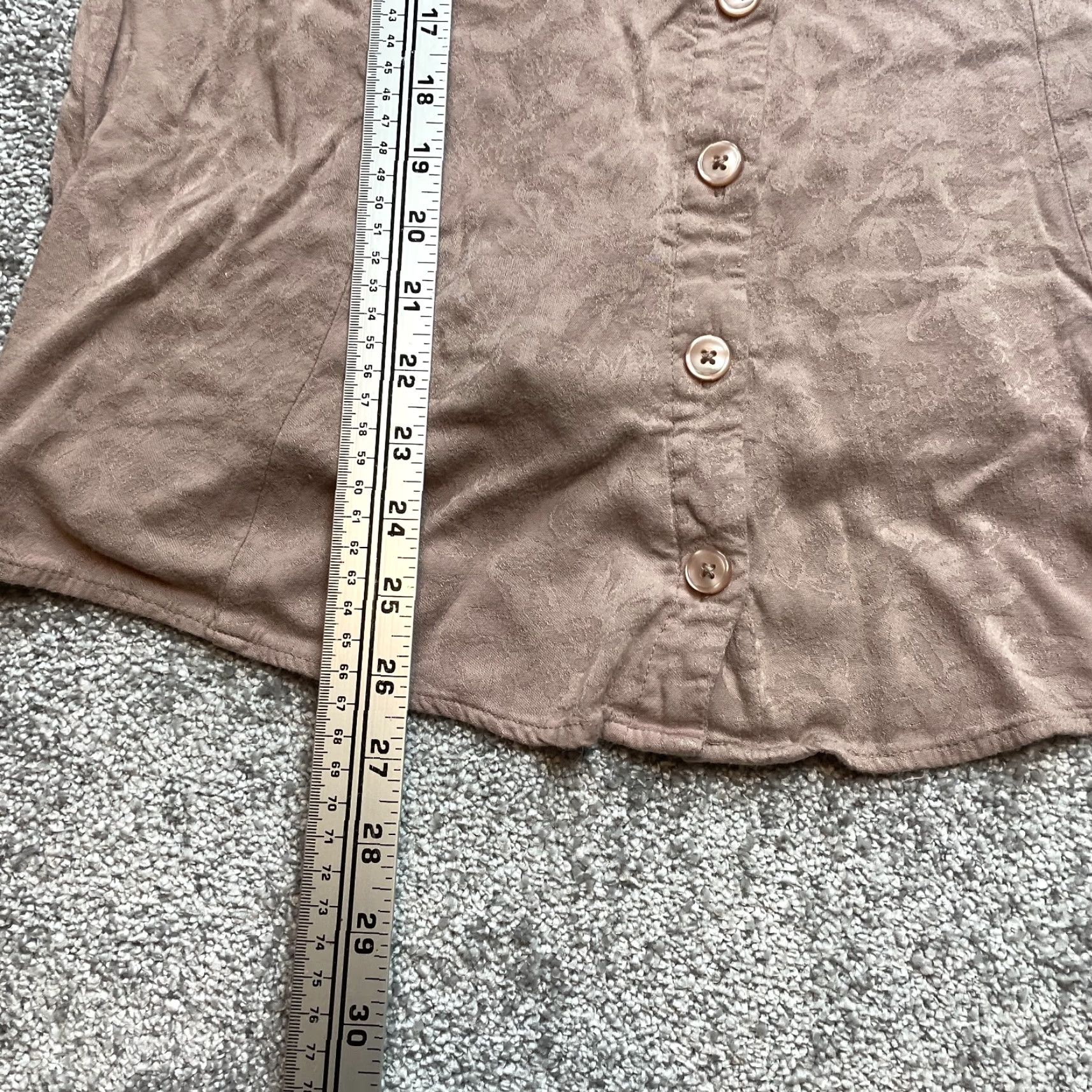 Torrid Torrid Dress Tank Dress Womens 1 Light Pink Sleeveless V-Neck Knee Length Button Up Casual Party/Cocktail Size M / US 6-8 / IT 42-44 - 5 Thumbnail