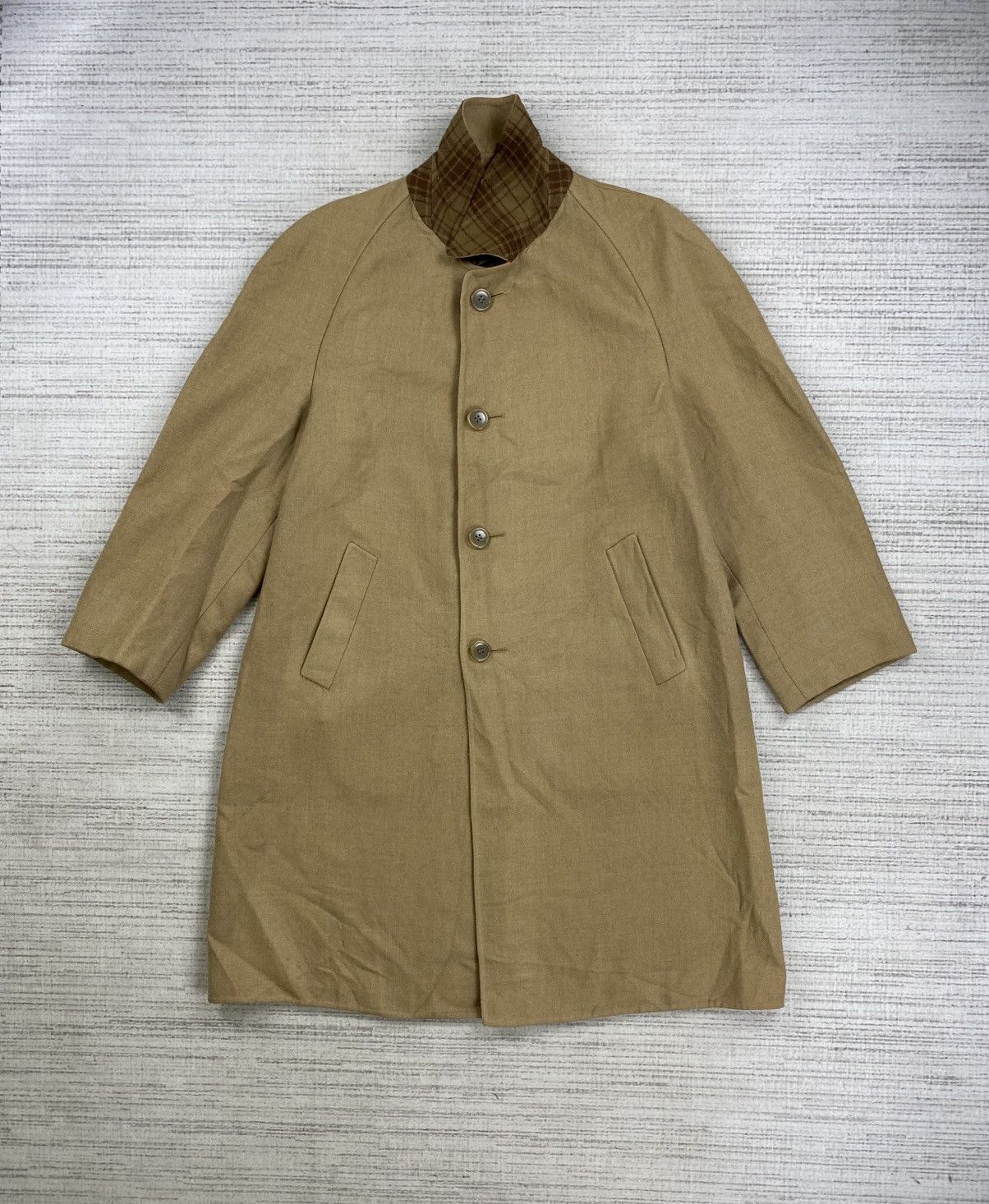 Brioni Vintage Brioni Roman Style Long Coat Wool Jacket Size US M / EU 48-50 / 2 - 5 Thumbnail