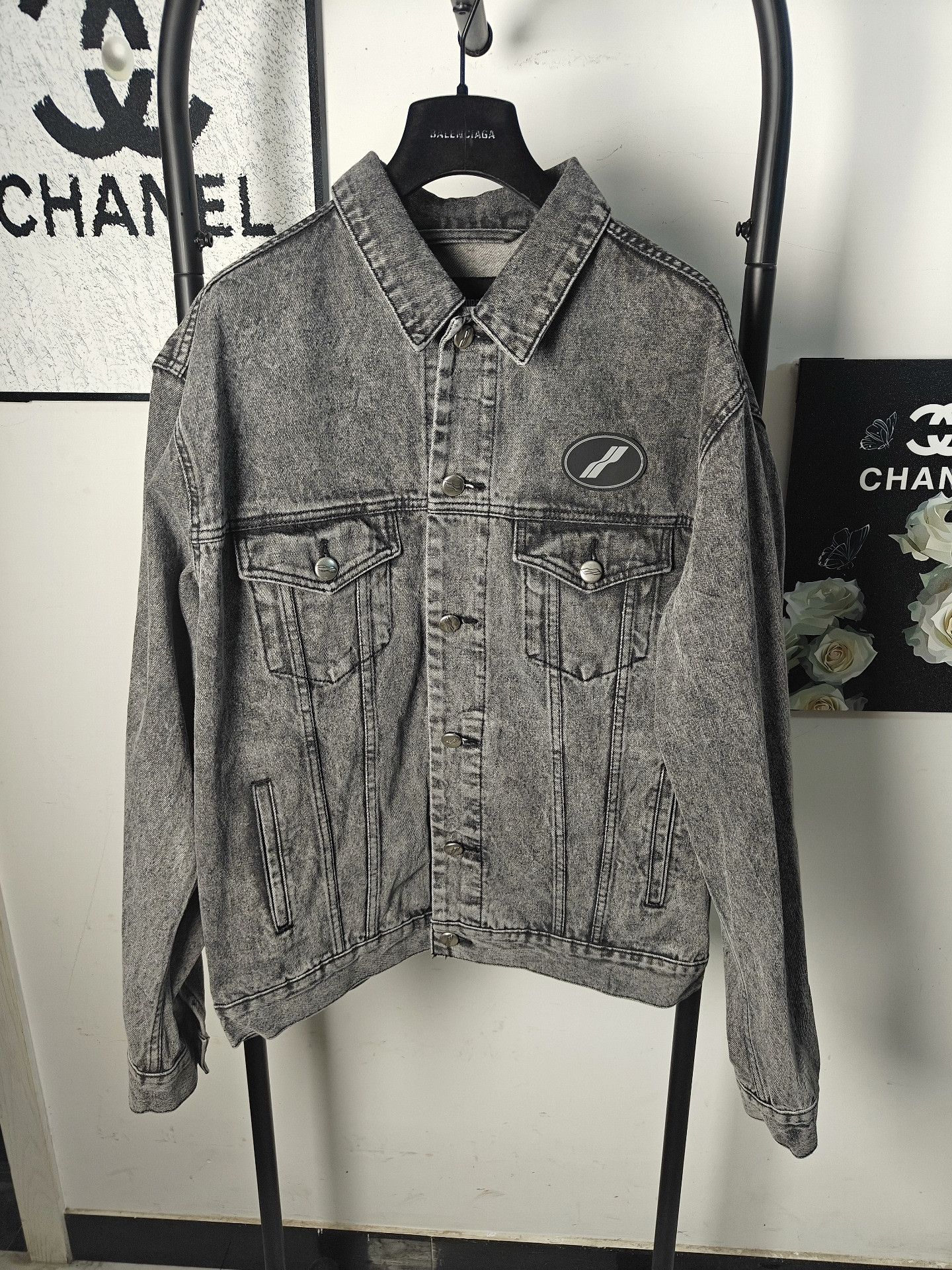 WE11DONE We11done Denim White Light Jacket m Men Size US M / EU 48-50 / 2 - 1 Thumbnail