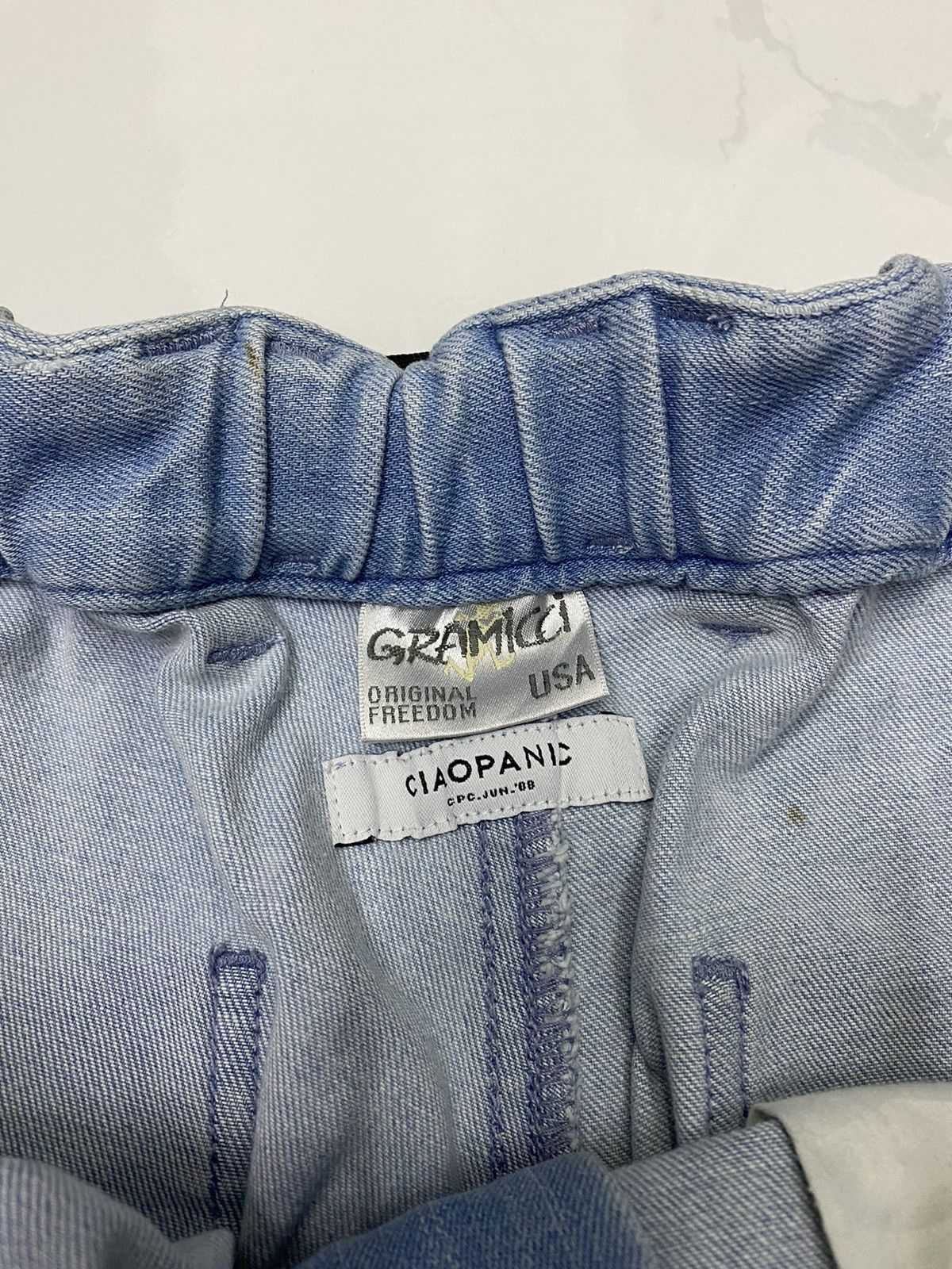 Gramicci 🔥GRAMICCI STONE WASH CASUAL DENIM PANTS Size US 32 / EU 48 - 7 Thumbnail