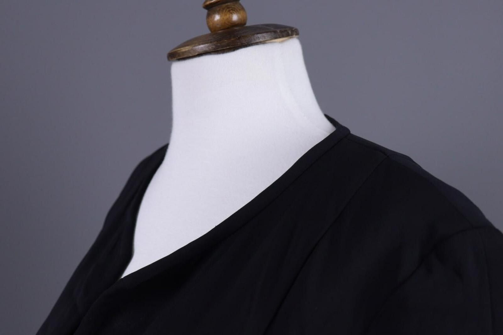 Eton Eton Black V-Neck Single Breasted Blazer Jacket Size 42 Size M / US 6-8 / IT 42-44 - 11 Thumbnail