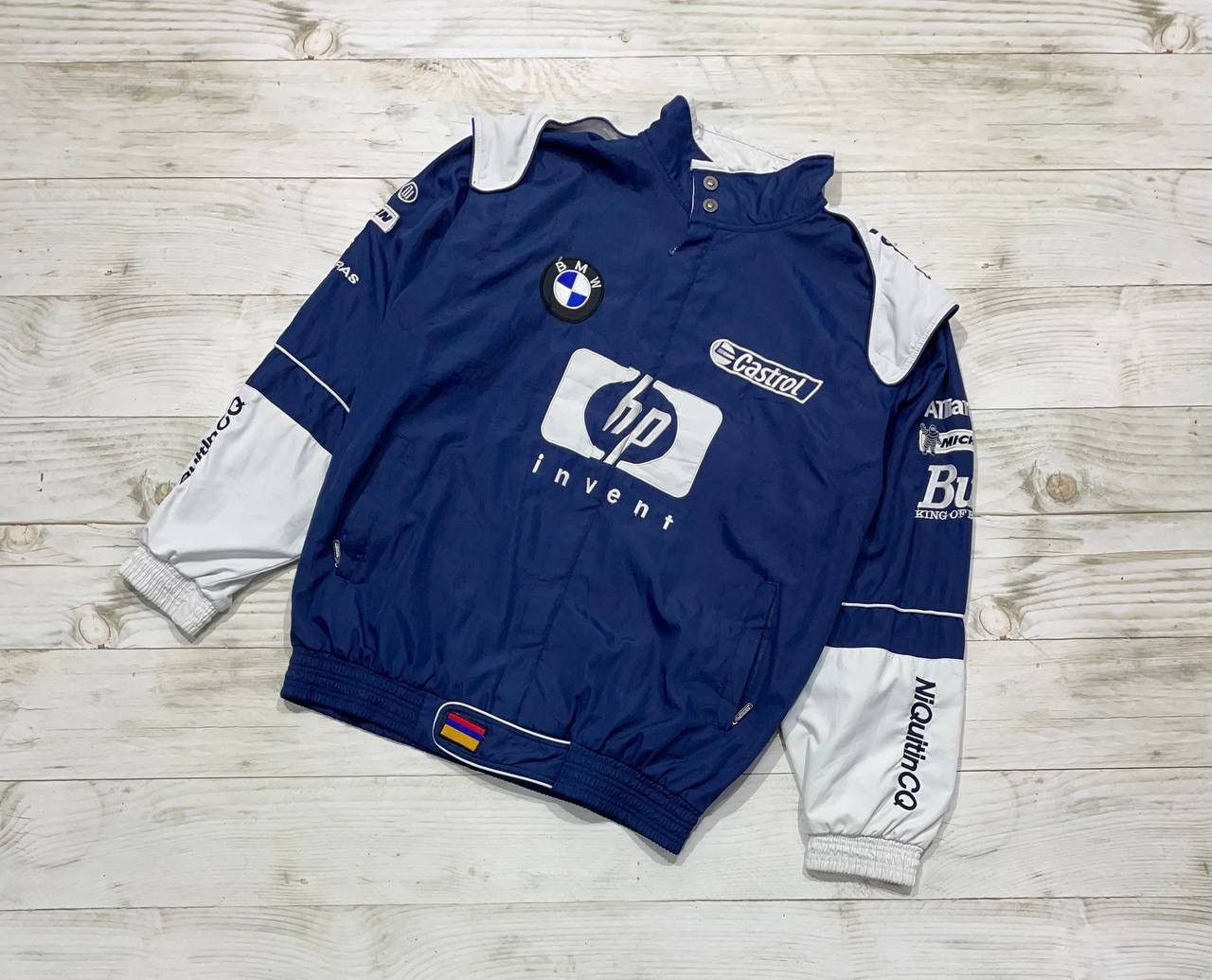 BMW × Vintage Vintage BMW Williams Castrol F1 Racing Jacket 90s Y2K ...