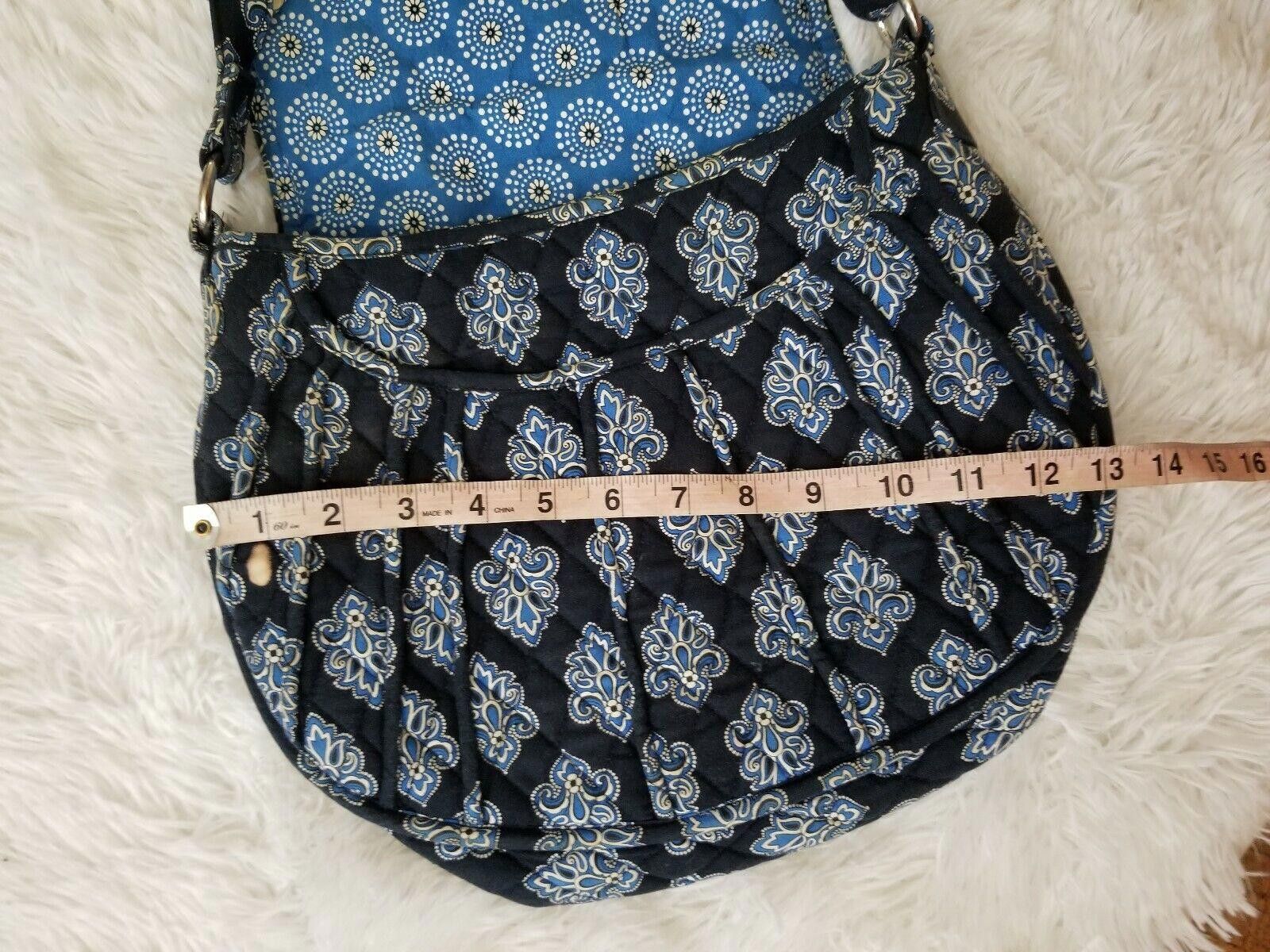 Designer Vera Bradley Bag Blue Please Read Medium Tote Size ONE SIZE - 5 Thumbnail