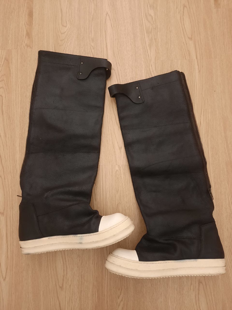 Rick Owens Elephant Boots Leather Mainline Size US 9.5 / EU 42-43 - 1 Thumbnail