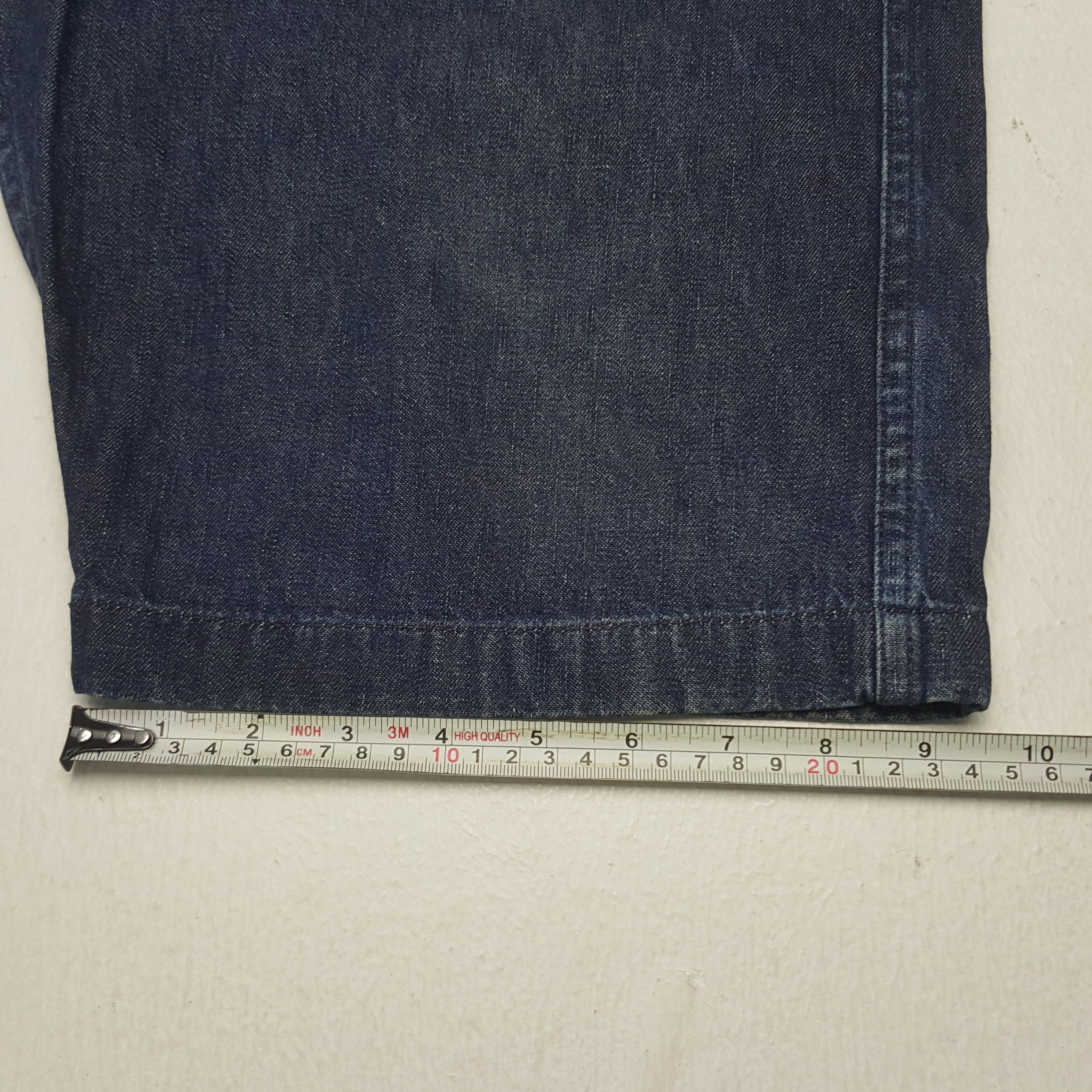 Evisu × Japanese Brand × Vintage Vintage Evisu Japanese Brand Daicock Custom Short Denim Jean Size US 32 / EU 48 - 8 Thumbnail