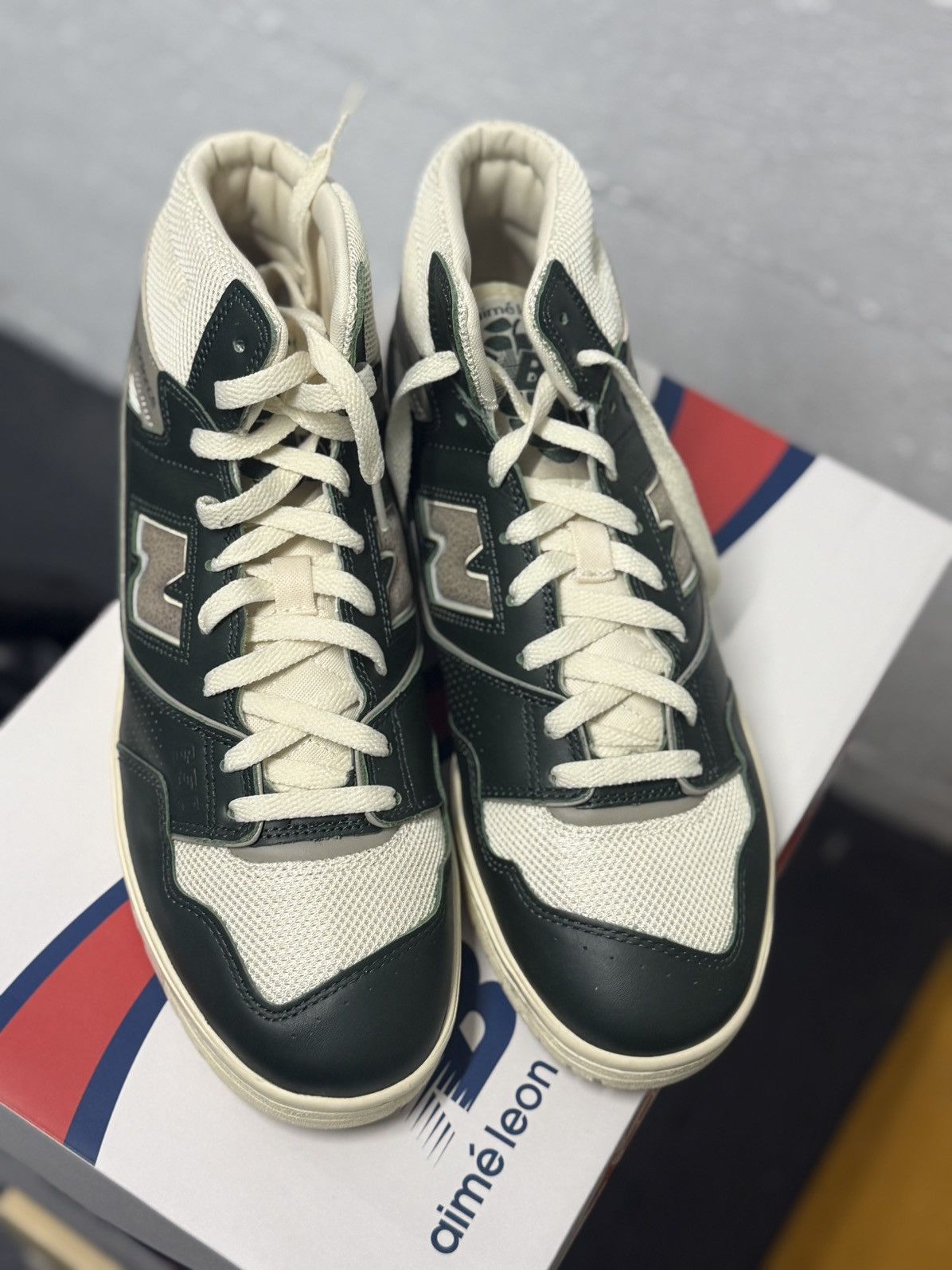 Aime Leon Dore × New Balance Aimé Leon Dore x New Balance 650R Green Grey sz 12 Size US 12 / EU 45 - 3 Thumbnail