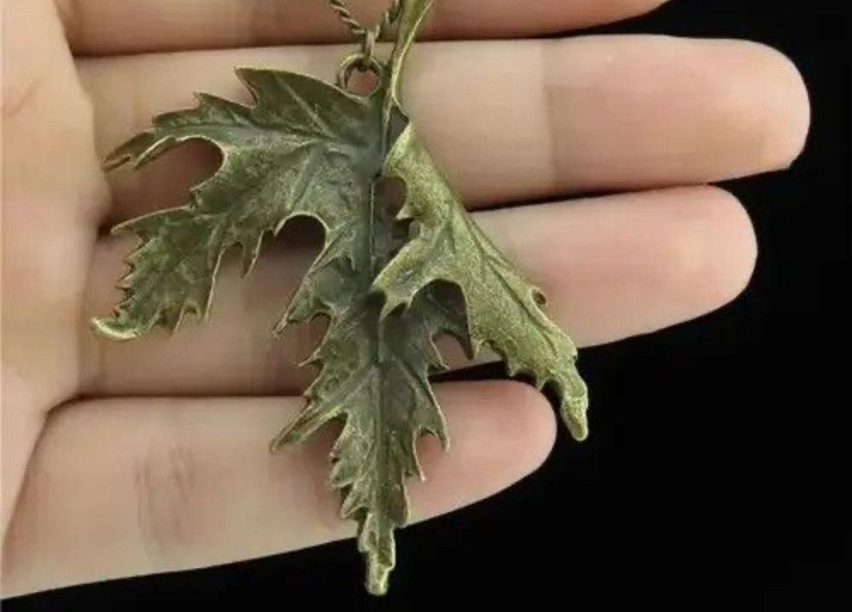 Jewelry Trendy Plant Leaves Necklace Size ONE SIZE - 2 Thumbnail
