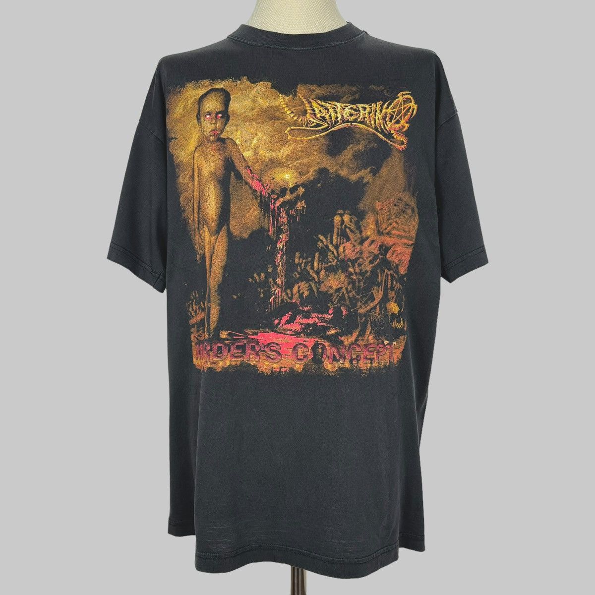Band Tees Vintage 2000 Yattering ‘Murder’s Concept’ Metal Euro T Shirt Size US XL / EU 56 / 4 - 1 Thumbnail