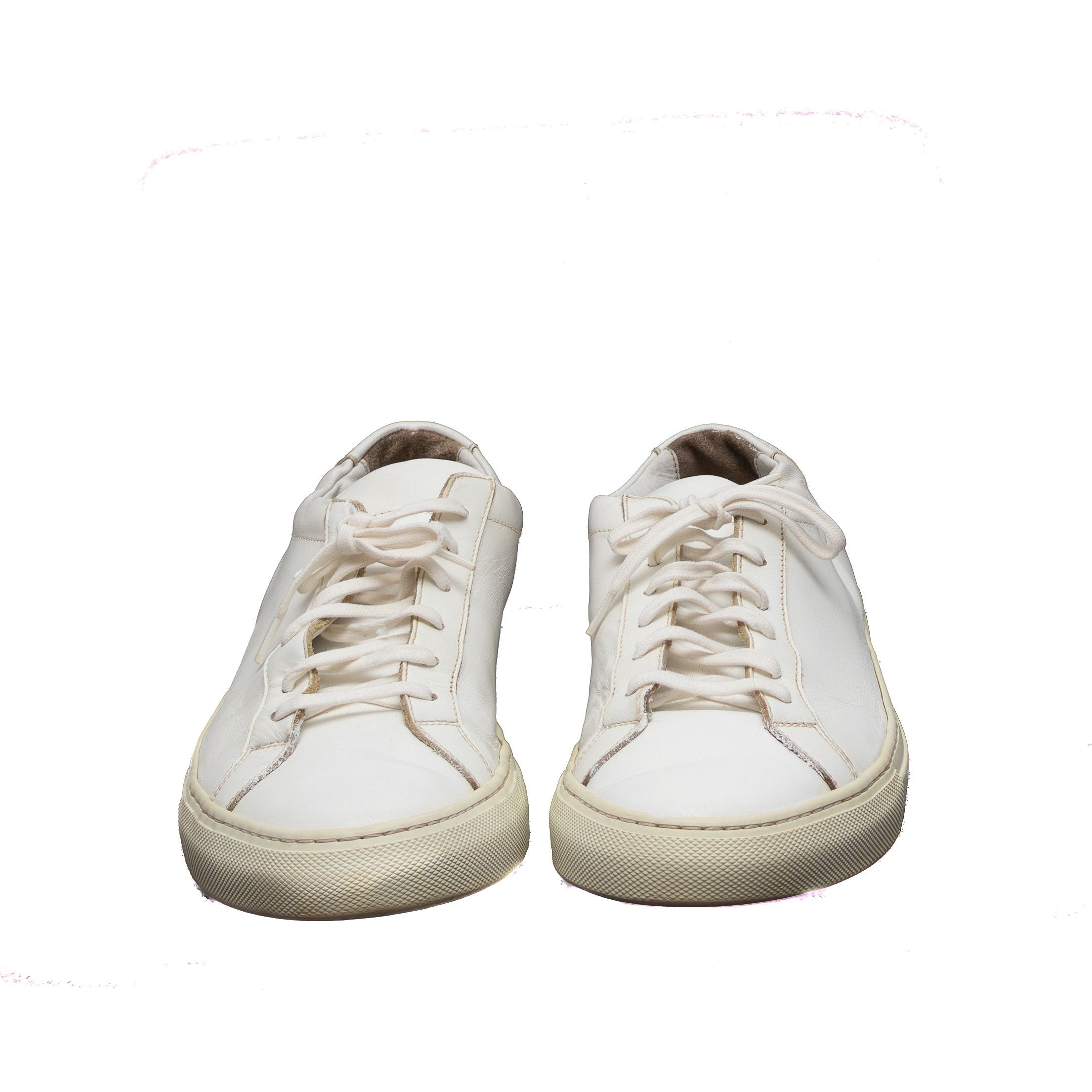 Common Projects Common Projects Low White Leather Sneakers EU 43 / US 10 Size US 10 / EU 43 - 4 Thumbnail
