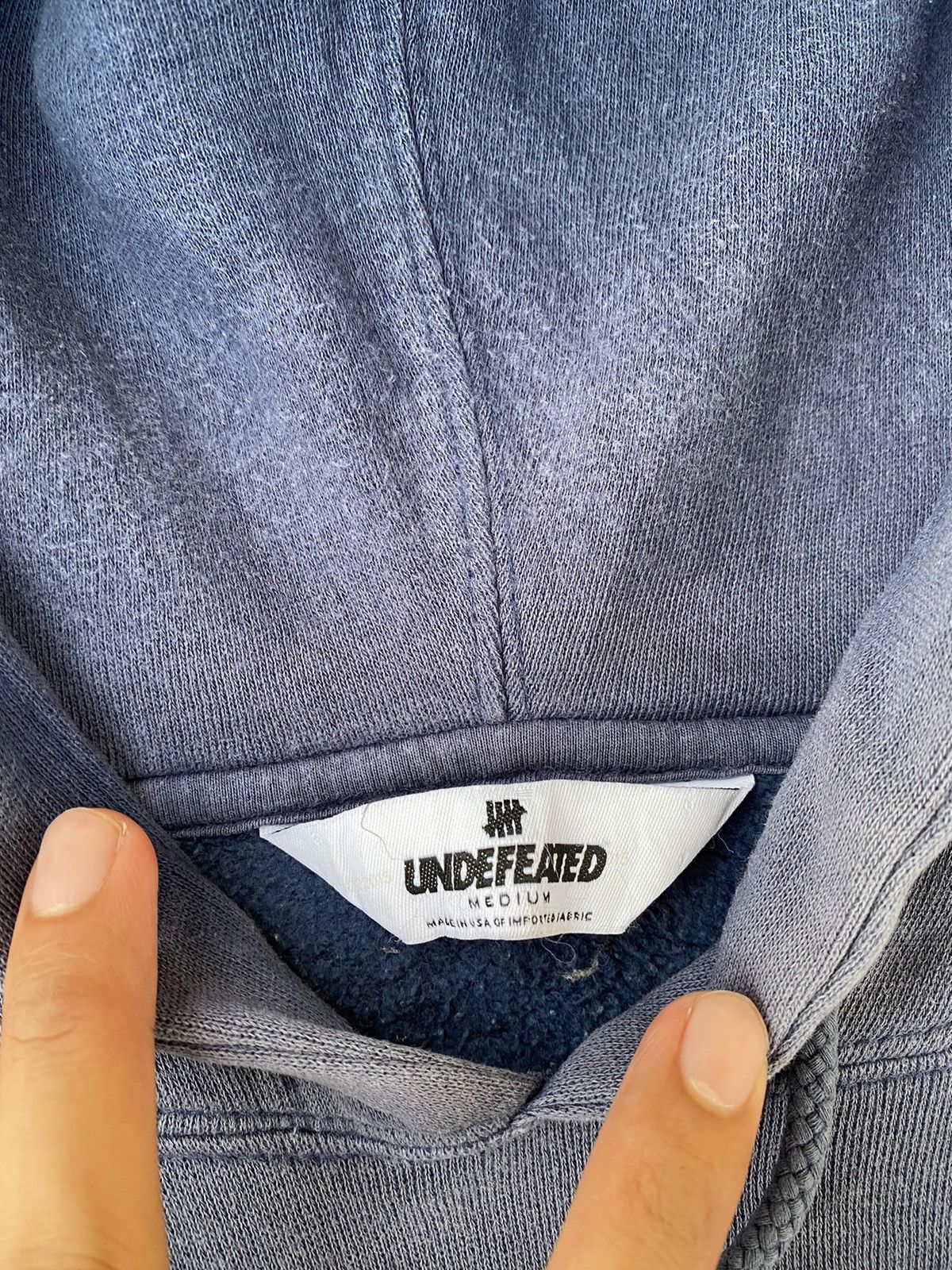 Undefeated Vintage Y2K Undefeated Center Lightning Pull Over Hoodie Size US L / EU 52-54 / 3 - 4 Thumbnail