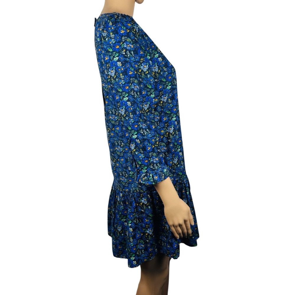 Free People New Free People The Avenue Mini Navy Combo Dress Size XS Size XS / US 0-2 / IT 36-38 - 4 Thumbnail