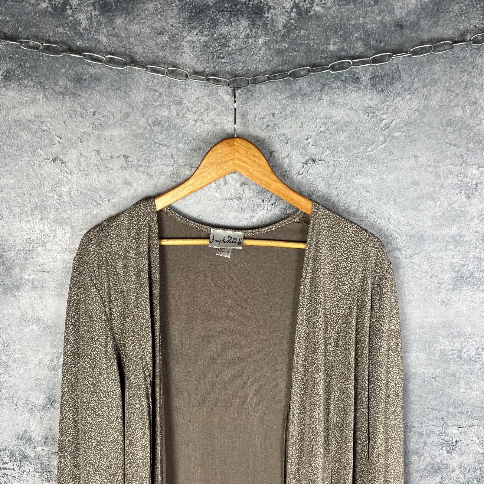 Joseph Ribkoff Joseph Ribkoff Long Cardigan Women's Size 14 Beige ` Size XL / US 12-14 / IT 48-50 - 2 Thumbnail