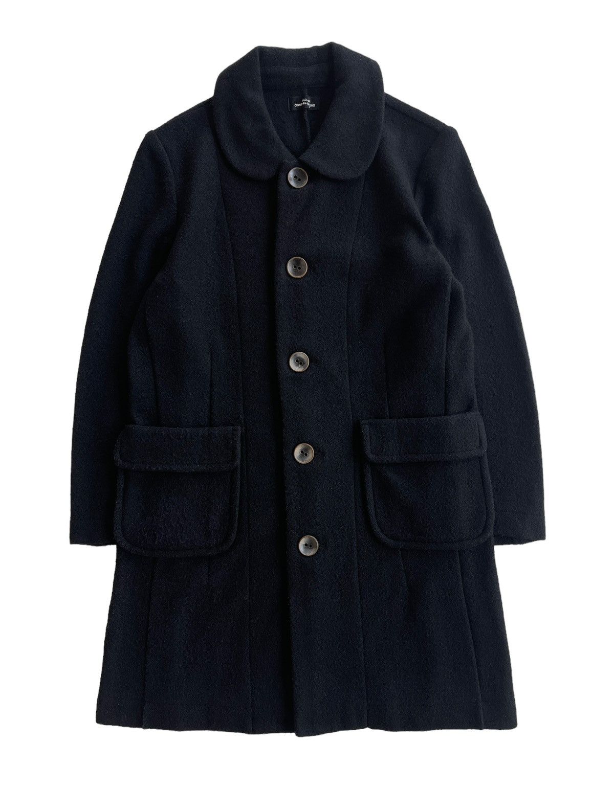 Comme des Garcons AD2009 Tricot CDG Wool Long Jacket Size S / US 4 / IT 40 - 1 Thumbnail