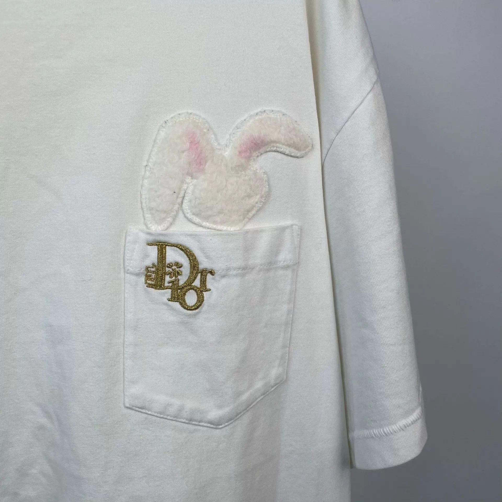 Dior Dior cotton short-sleeve white slightly yellowed Size US XXL / EU 58 / 5 - 8 Thumbnail