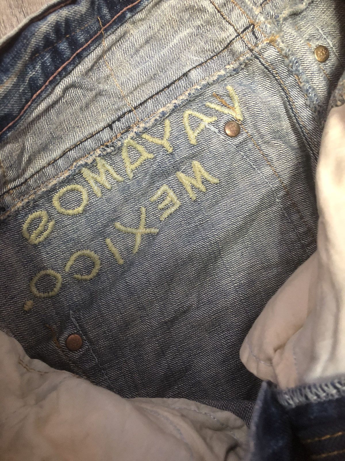 Japanese Brand × Vintage VINTAGE ANTGAUGE VAYAMOS MEXICO JEANS RARE DESIGN (UNISEX) Size US 29 - 18 Thumbnail