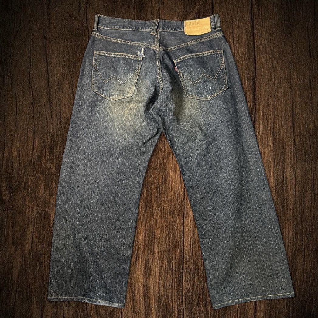 Seditionaries Vintage Baggy Japanese Rusty Edwin XV Hanging Denim Size US 34 / EU 50 - 2 Thumbnail