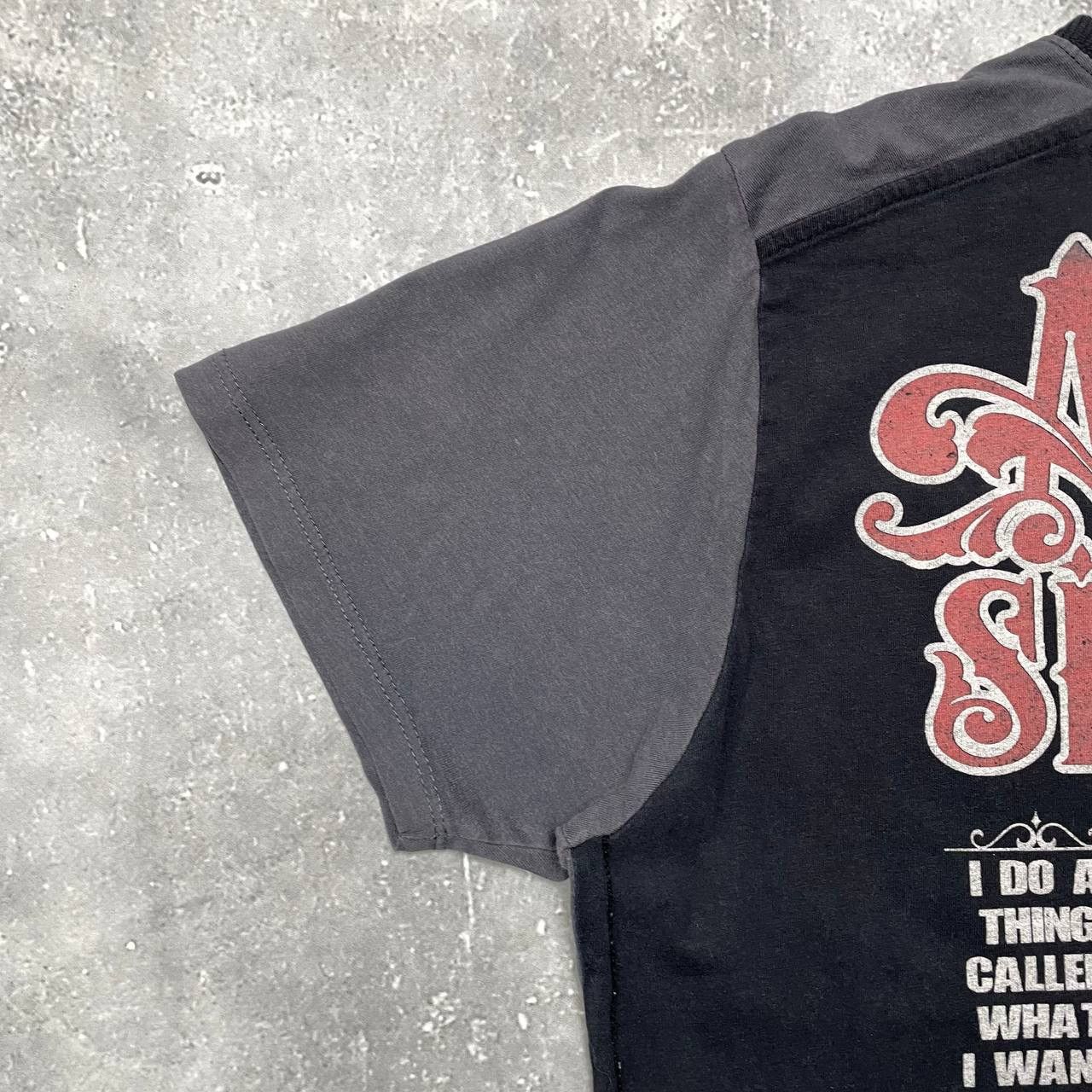 Japanese Brand Yakuza Aggressive Y2K T Shirt Black/ Gray Size XL Size US XL / EU 56 / 4 - 18 Thumbnail