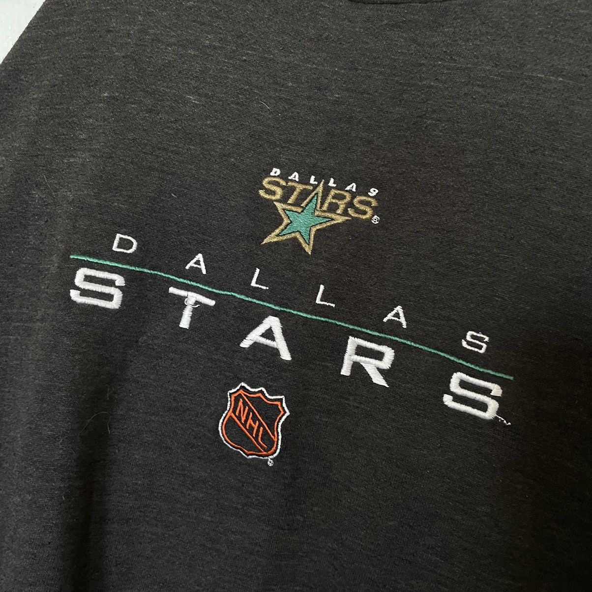 NHL × Pro Player × Vintage Rare❗️ Dallas Stars 90s CCM Sweatshirt jersey NHL hockey rugb Size US XL / EU 56 / 4 - 2 Thumbnail