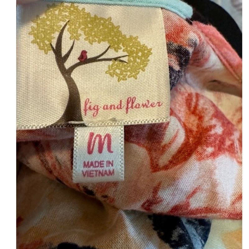 Anthropologie Fig & Flower by Anthropologie floral button Tunic Dress M Size M / US 6-8 / IT 42-44 - 4 Thumbnail