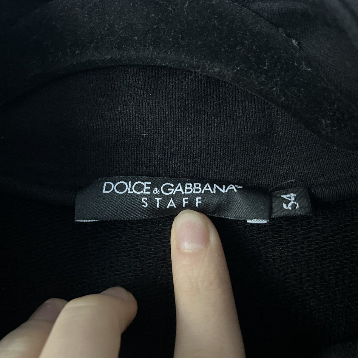 Dolce & Gabbana Dolce Gabbana Staff Black Basic Zip Jacket 54 Size US L / EU 52-54 / 3 - 6 Thumbnail