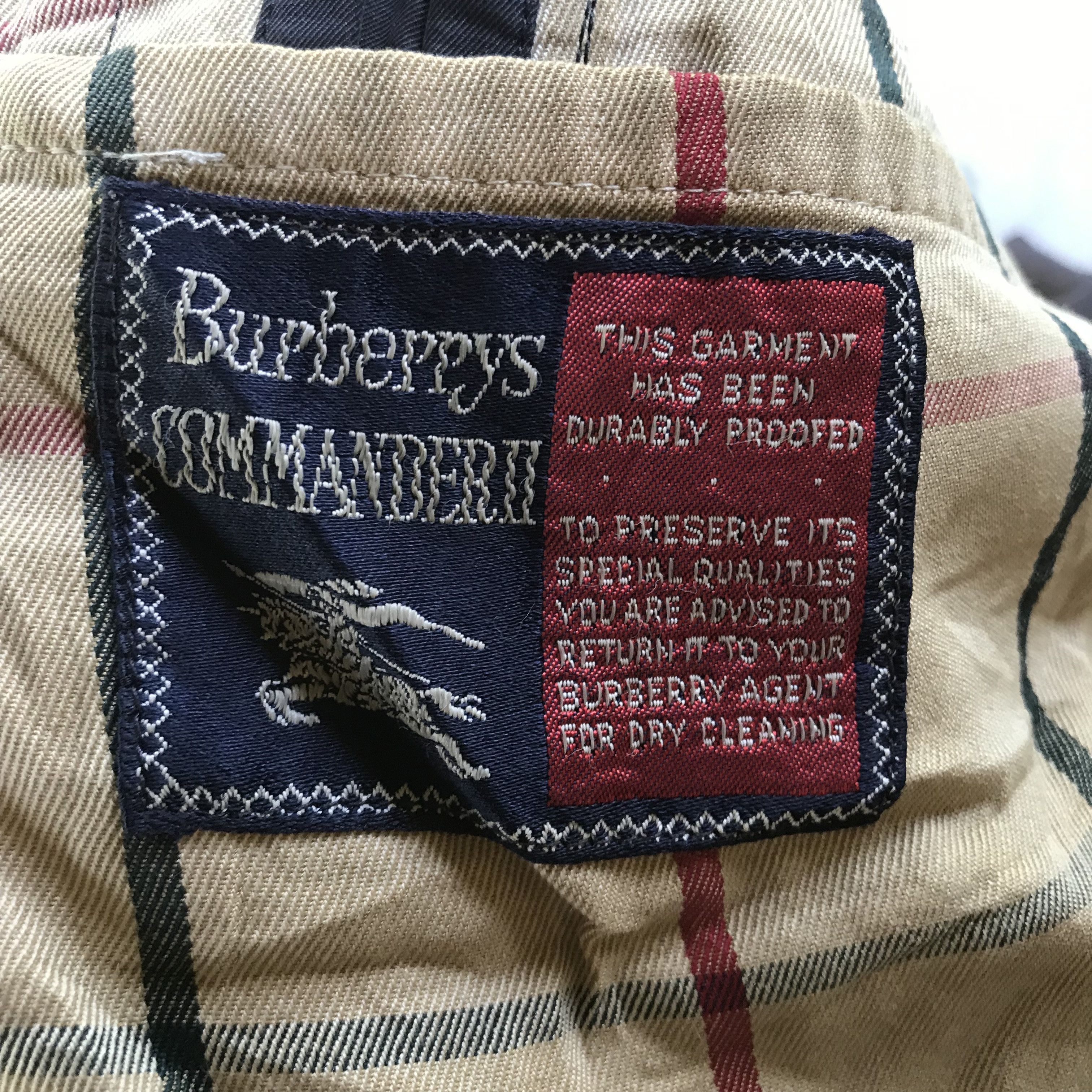 Burberry Rare Vintage 80s Burberry Nova Check Belted Commander II Size US L / EU 52-54 / 3 - 17 Thumbnail
