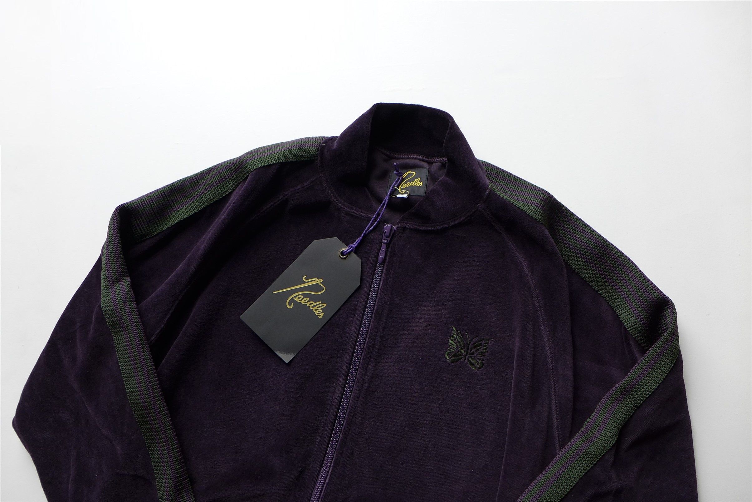 Needles Needles R.C. Velour Track Jacket - Eggplant Size US S / EU 44-46 / 1 - 6 Thumbnail