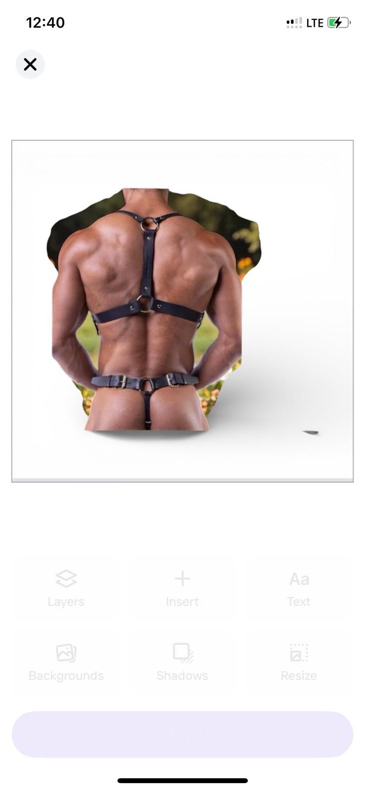 Other PersonsalizedNapa Leather Thong Harness Set Made to Order Size 36 - 2 Thumbnail