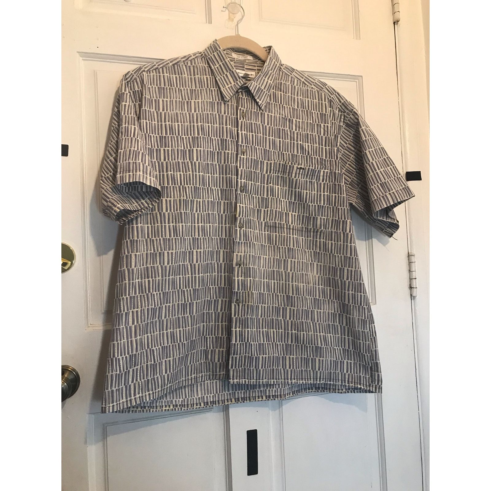 Pierre Cardin Pierre Cardin Shirt Men’s XL Gray Plaid Short Sleeve Size US XL / EU 56 / 4 - 9 Thumbnail