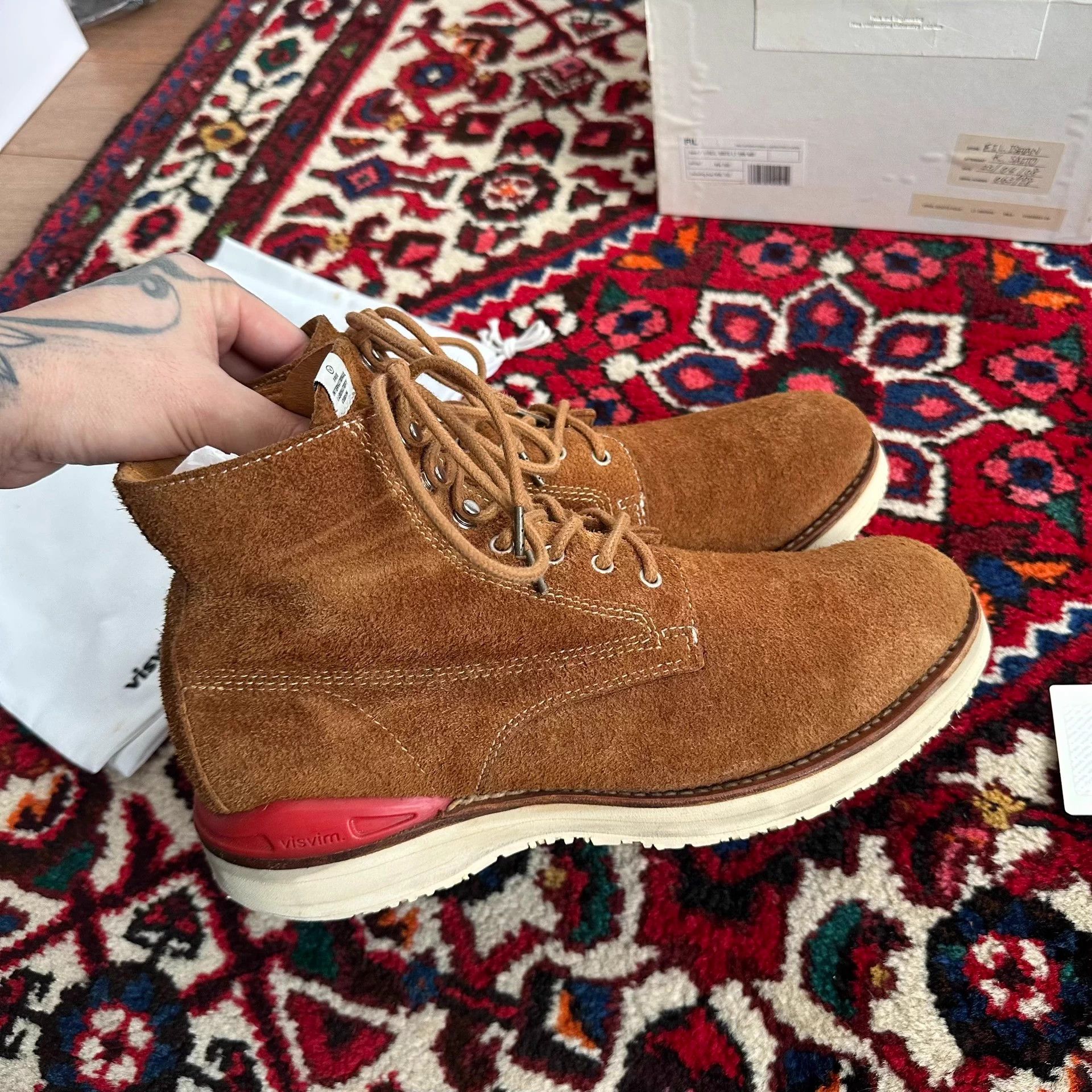 Visvim visvim 10ss virgil boots LT.BRN deerskin 95+ US9.5 Size US 9.5 / EU 42-43 - 4 Thumbnail