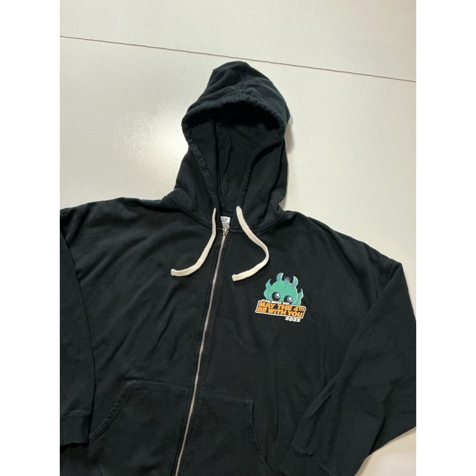 Star Wars VINTAGE Star Wars Cantina Full Zip Hoodie XL Black Men Size US XL / EU 56 / 4 - 4 Thumbnail