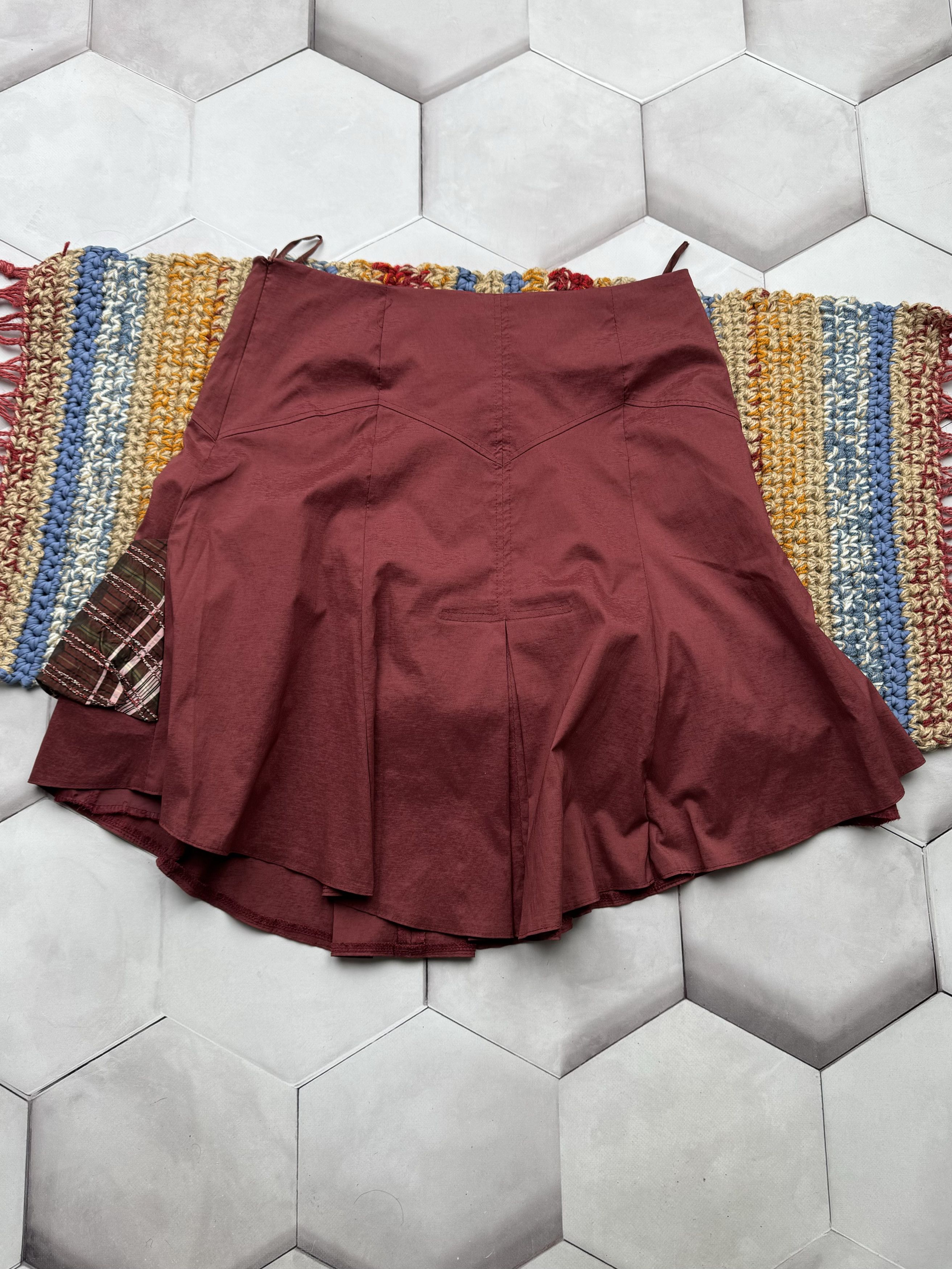 Japanese Brand Vintage Flared Cargo Skirt (E4) Size 30" / US 8 / IT 44 - 4 Thumbnail