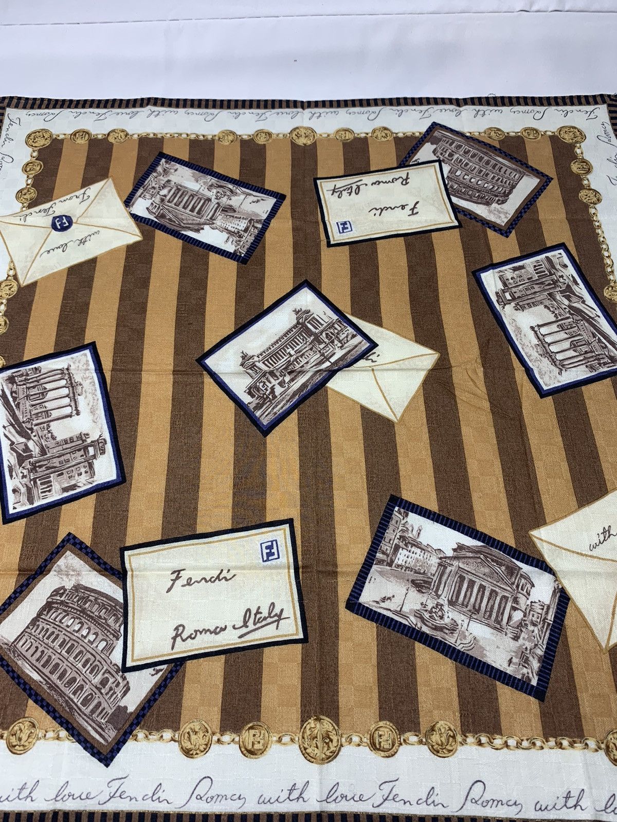 Vintage Fendi Handkerchief / Neckerchief / Bandana Size ONE SIZE - 5 Thumbnail