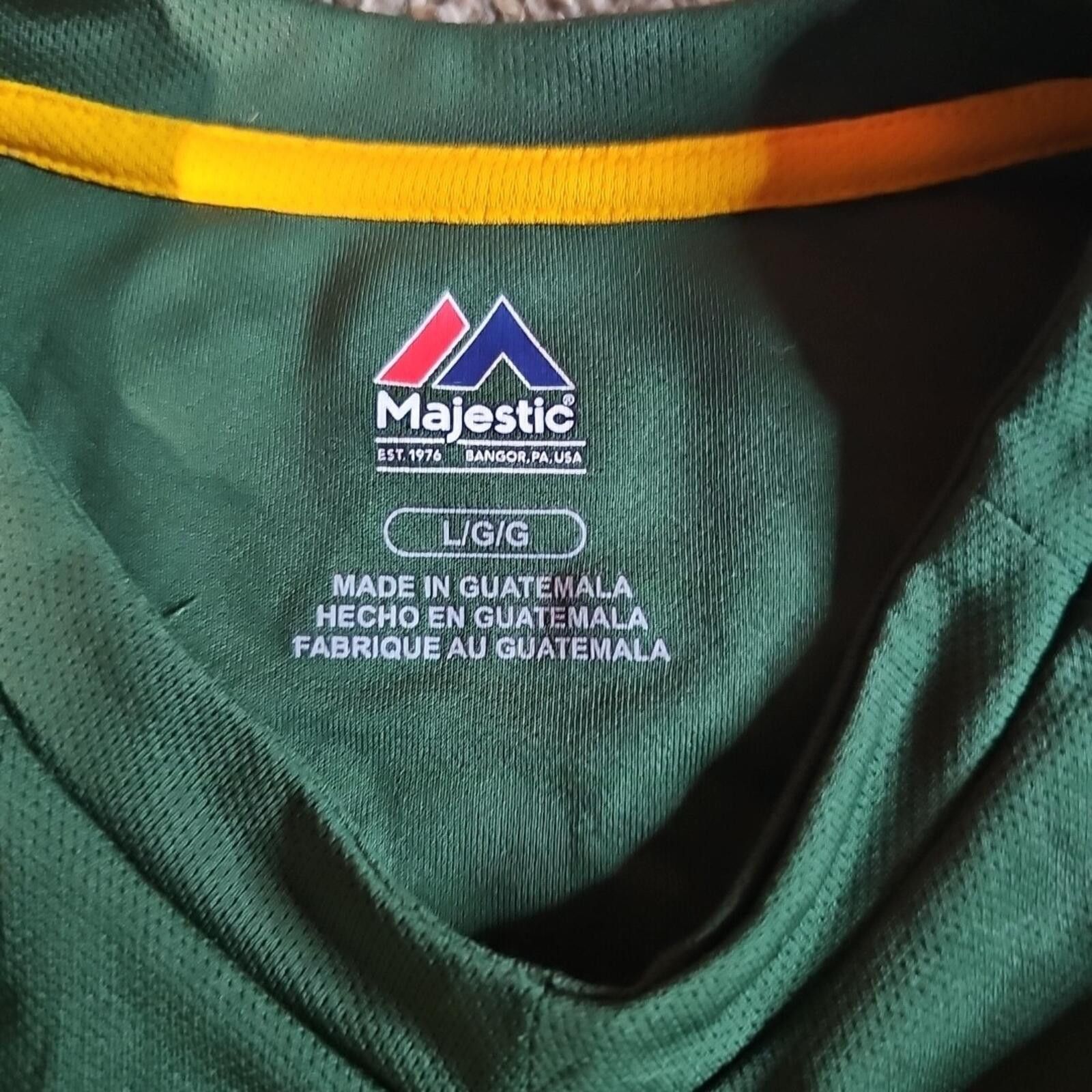 Majestic Aaron Rodgers GreenBay Packers Majestic Jersey Style L Shirt Size ONE SIZE - 5 Thumbnail