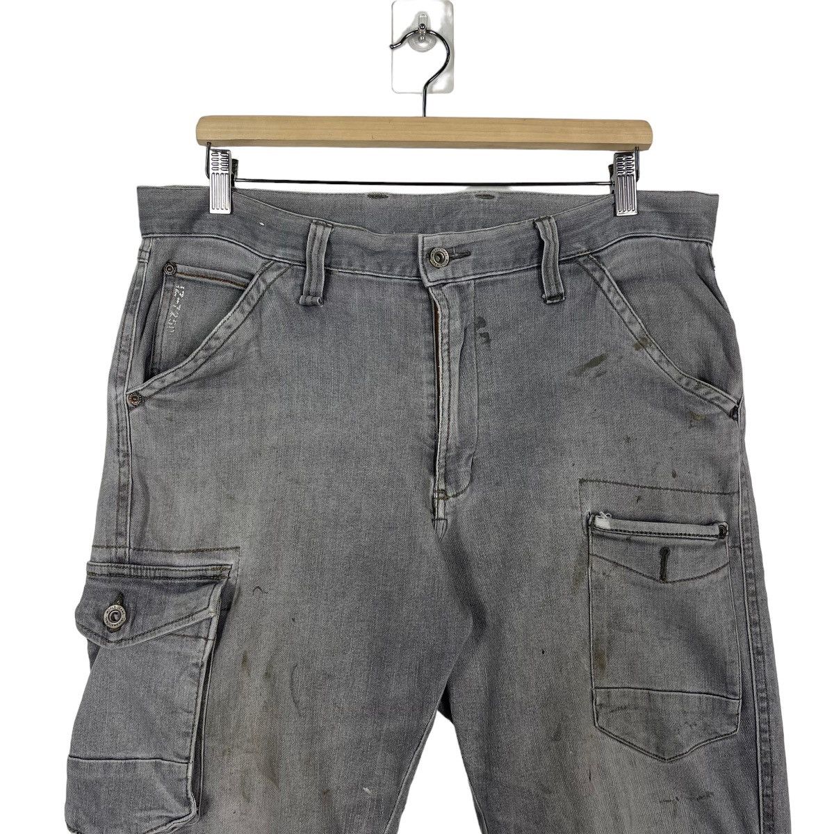 If Six Was Nine Japanase Brand Multipocket Ripped Cargo Pants Size US 36 / EU 52 - 3 Thumbnail