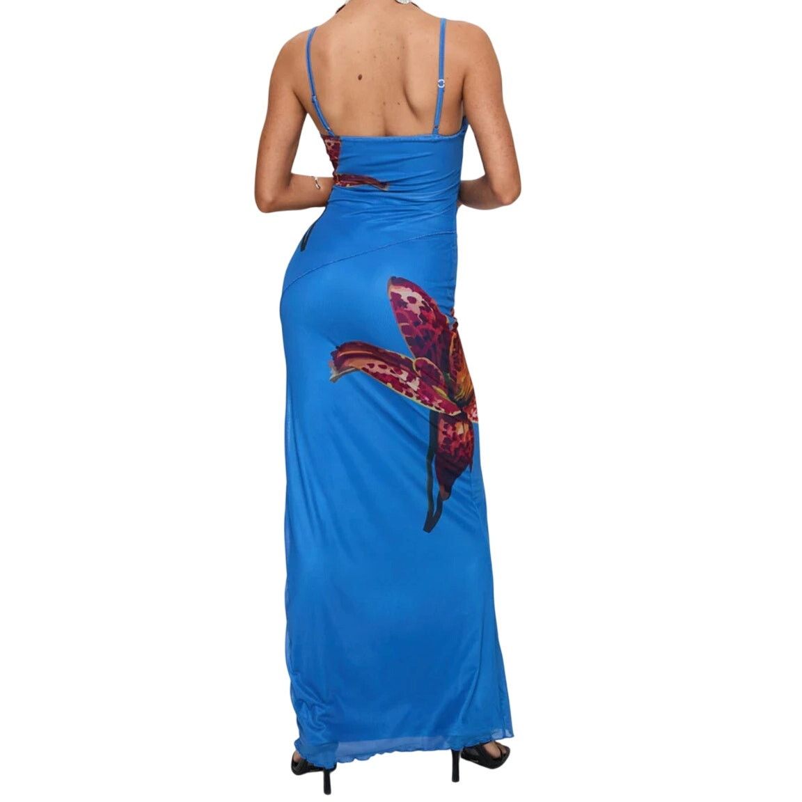 PRINCESS POLLY Princess Polly Beespoke Maxi Dress in Blue, Size 2 Size XS / US 0-2 / IT 36-38 - 4 Thumbnail