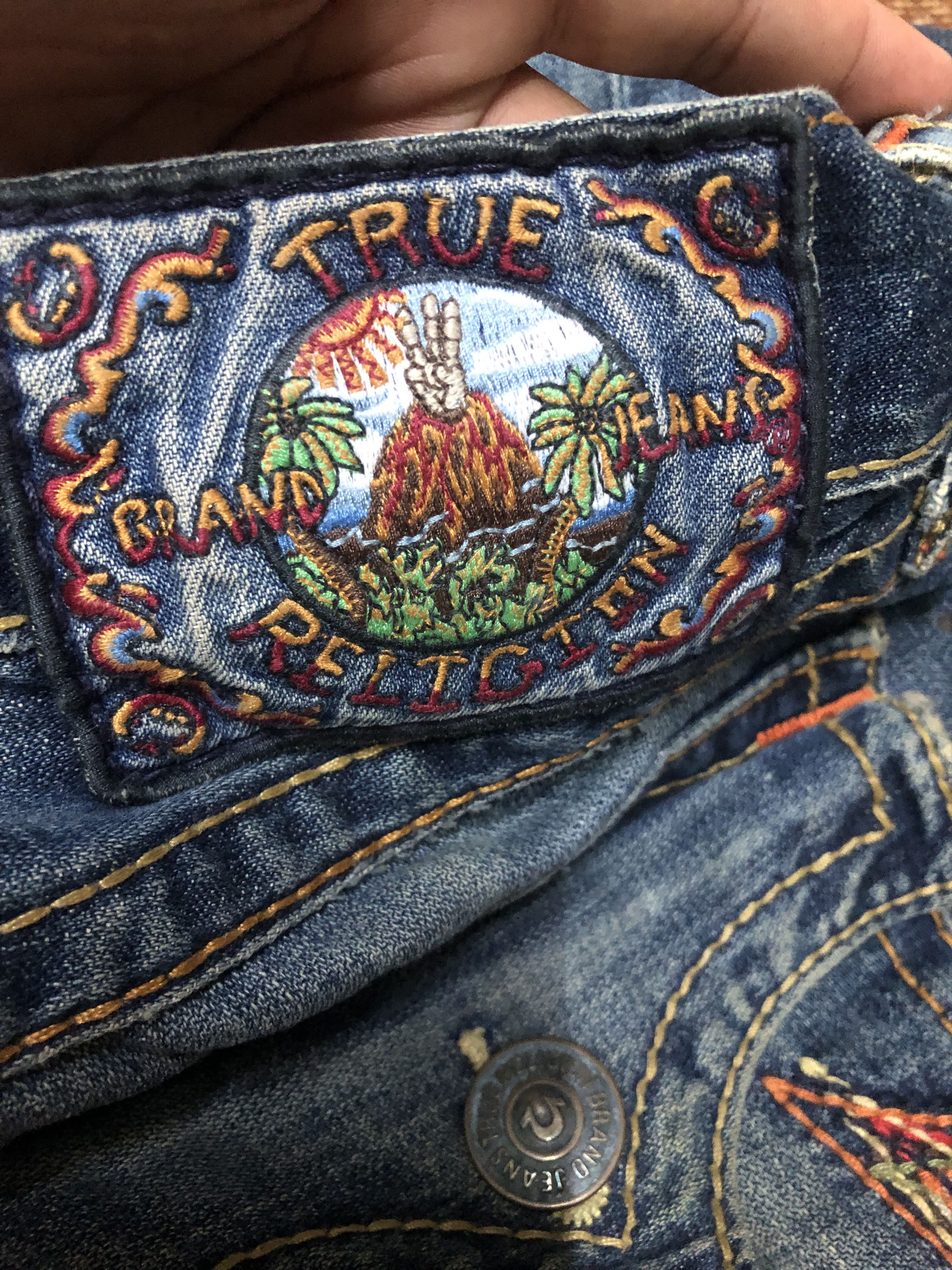 True Religion True Religion Boot Cut Denim Pants Size 31" - 3 Thumbnail