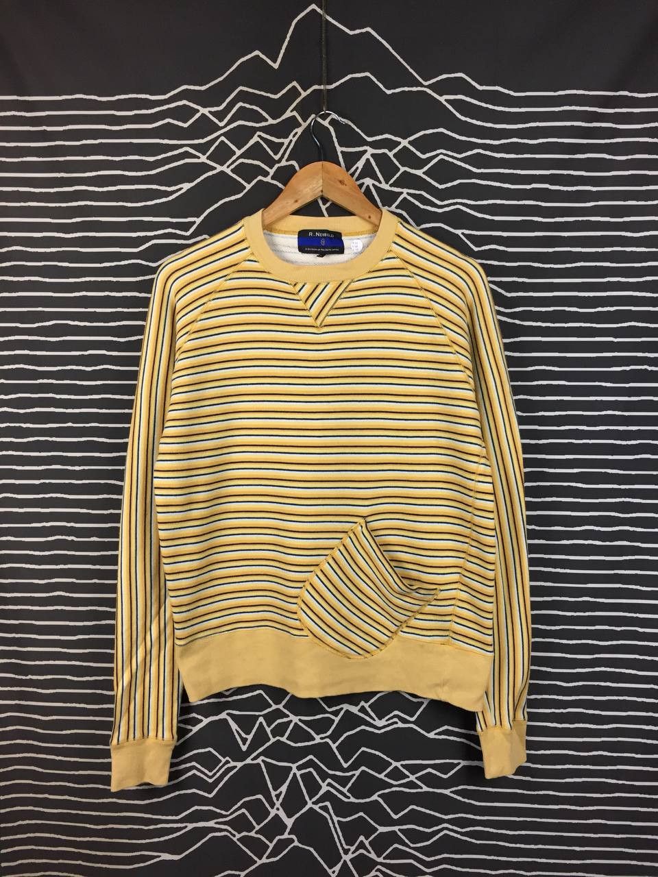 R.Newbold R. Newbold By Paul Smith Multi-Stripe Crewneck Sweatshirt Size US M / EU 48-50 / 2 - 2 Thumbnail