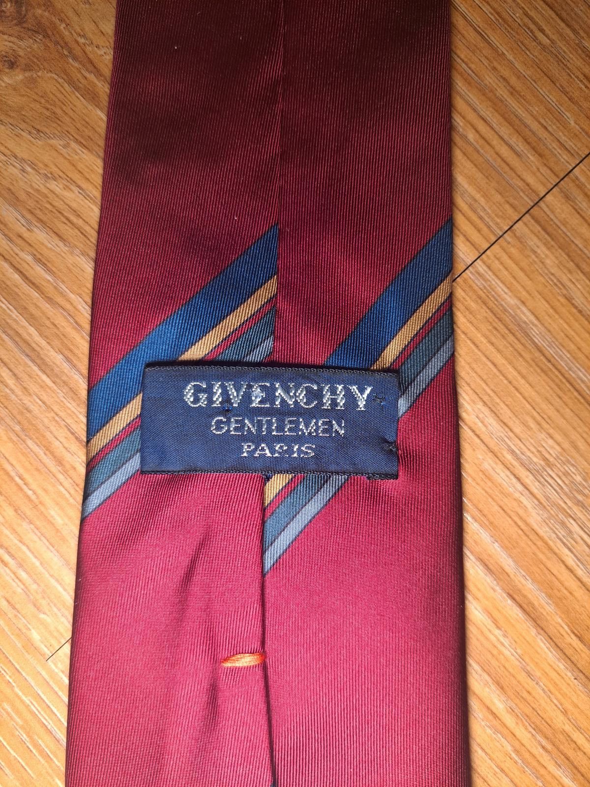 Givenchy Givenchy Silk Tie Red Multicolor Striped Made in Italy Size ONE SIZE - 2 Thumbnail
