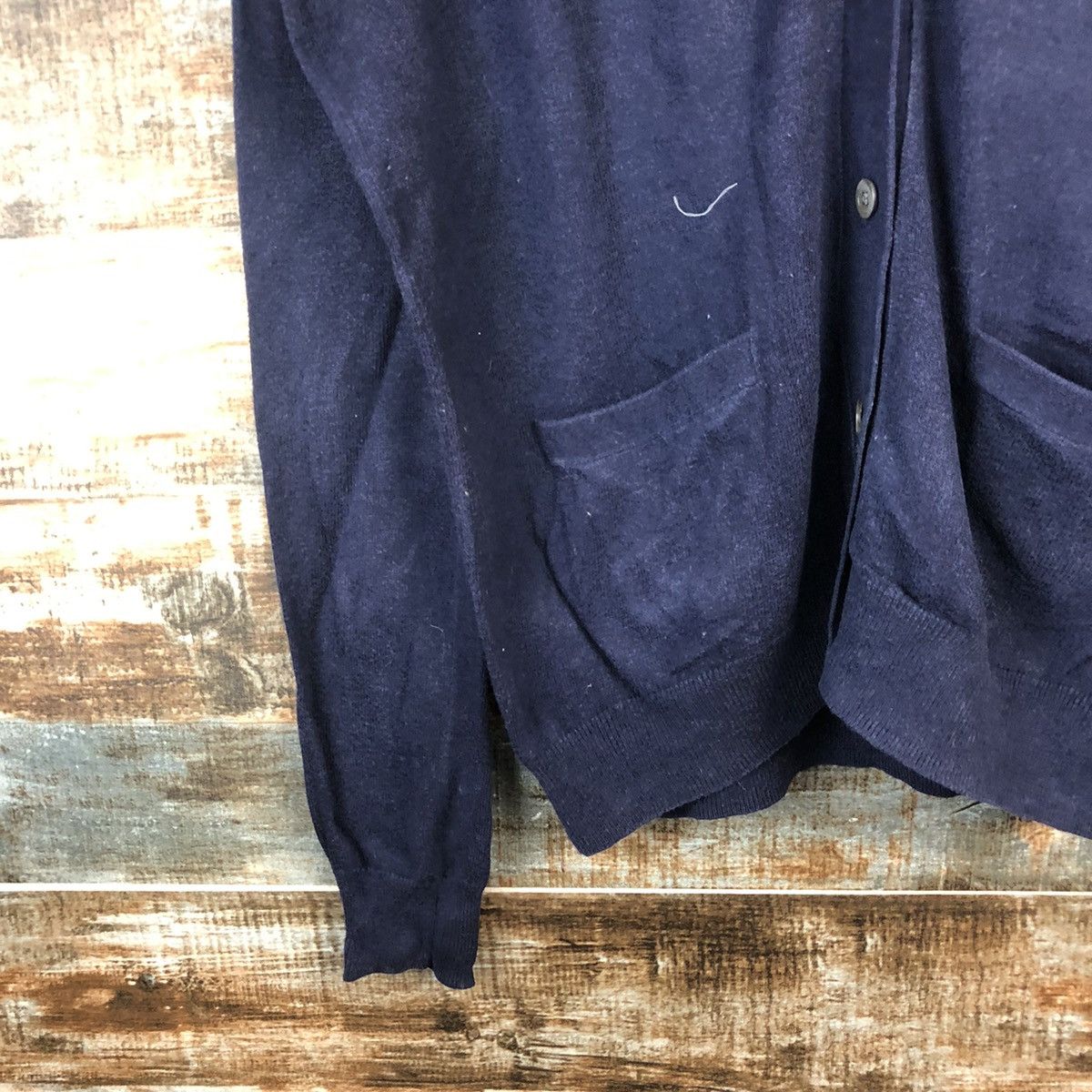Polo Ralph Lauren DL Polo Ralph Lauren Dark Blue cardigan Knitwear #C730 Size US S / EU 44-46 / 1 - 7 Thumbnail