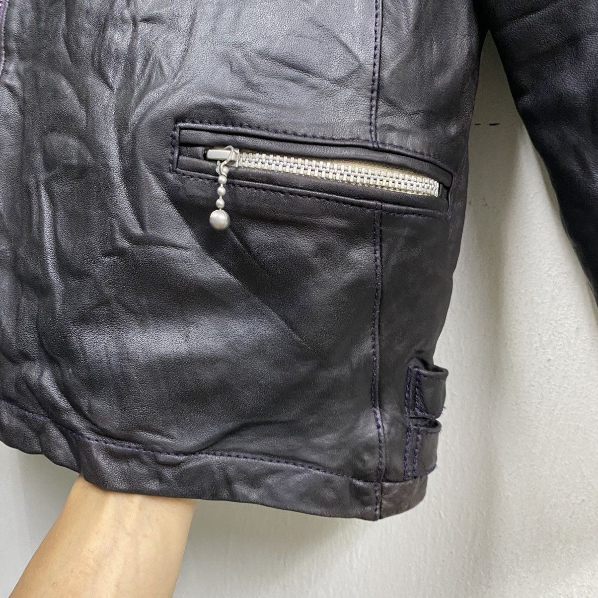 Hysteric Glamour Hysteric Glamour Leather Biker Jackets Size XXS / US 00 / IT 34 - 8 Thumbnail