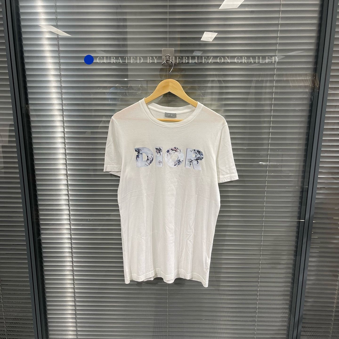 Dior Minimalist Logo Print White T-Shirt Size US M / EU 48-50 / 2 - 1 Thumbnail