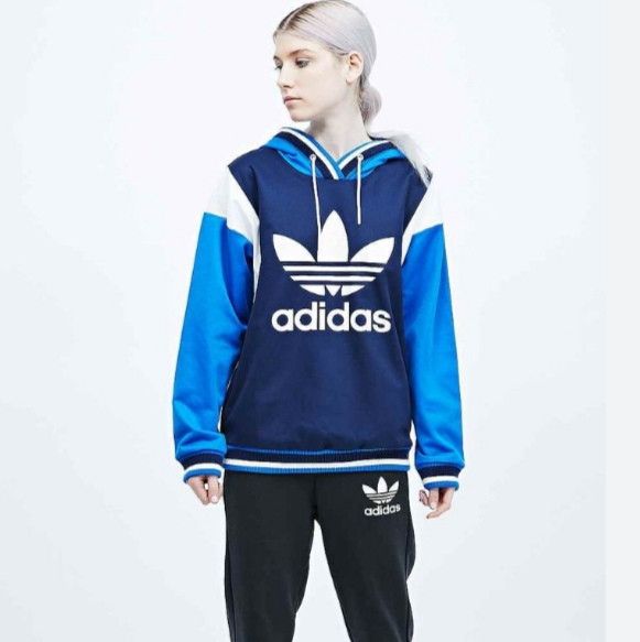 Adidas Adidas Trefoil 🎾🎳🏐 Hoodie sweater Big Logo Size M / US 6-8 / IT 42-44 - 1 Thumbnail
